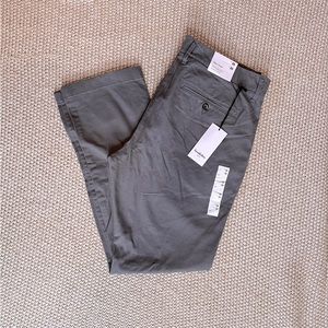 Men’s Goodfellow Slim Chino Pants - Gray, Size: W 36 L 30